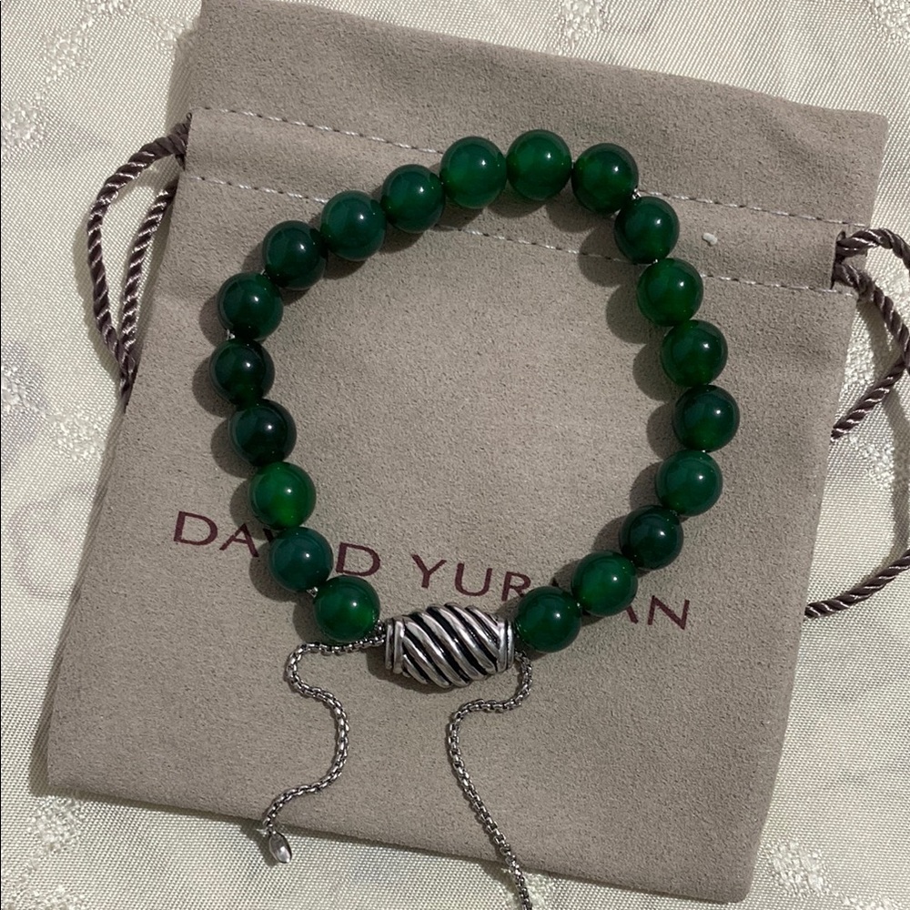 David Yurman Emerald Green Beads